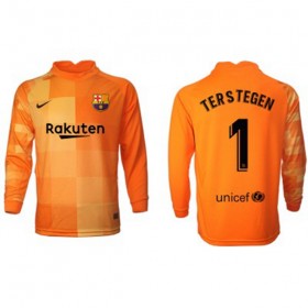 Completo Calcio Barcellona Portiere Ter Stegen 1 Divisa Prima 2021-2022 ML